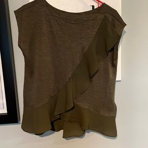 Hunter green blouse
